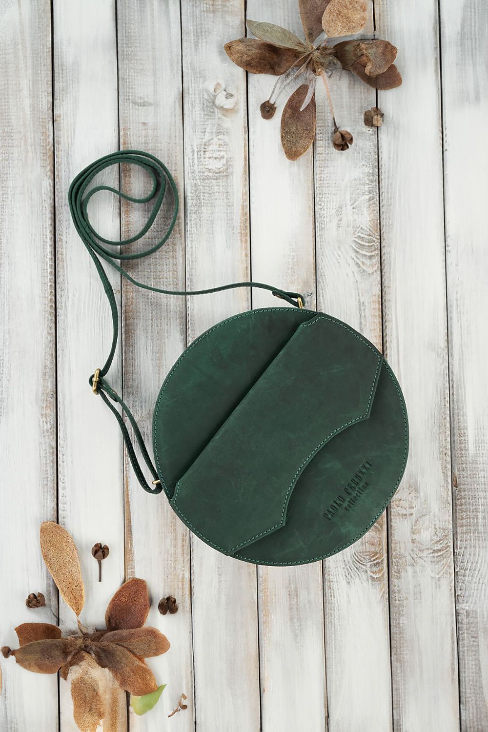 Borsa di pelle naturale model 191527 Galanter