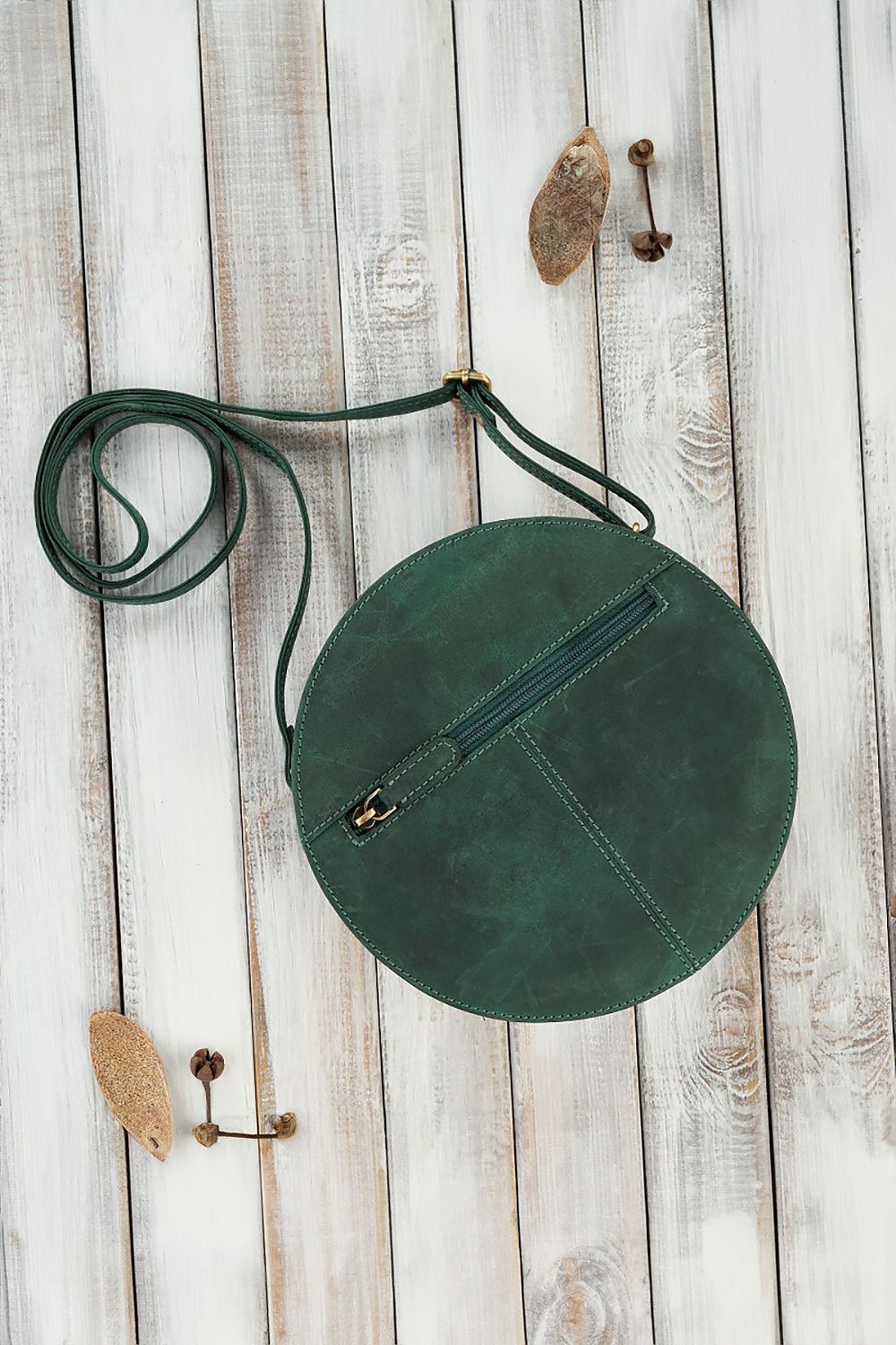 Borsa di pelle naturale model 191527 Galanter