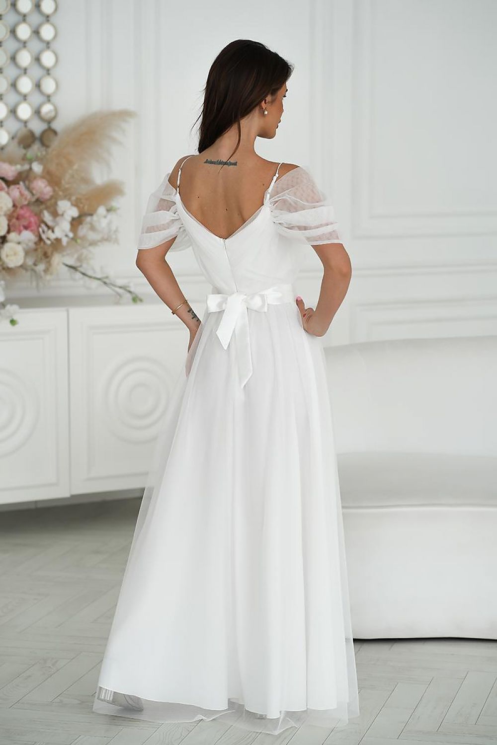 Vestito lungo model 196092 Bicotone