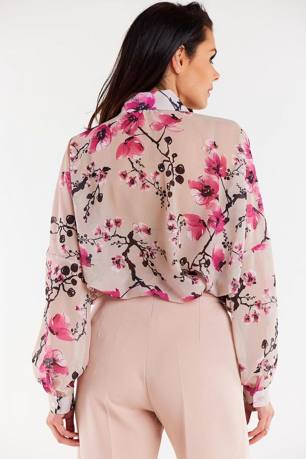 Camicia a manica lunga model 196619 awama