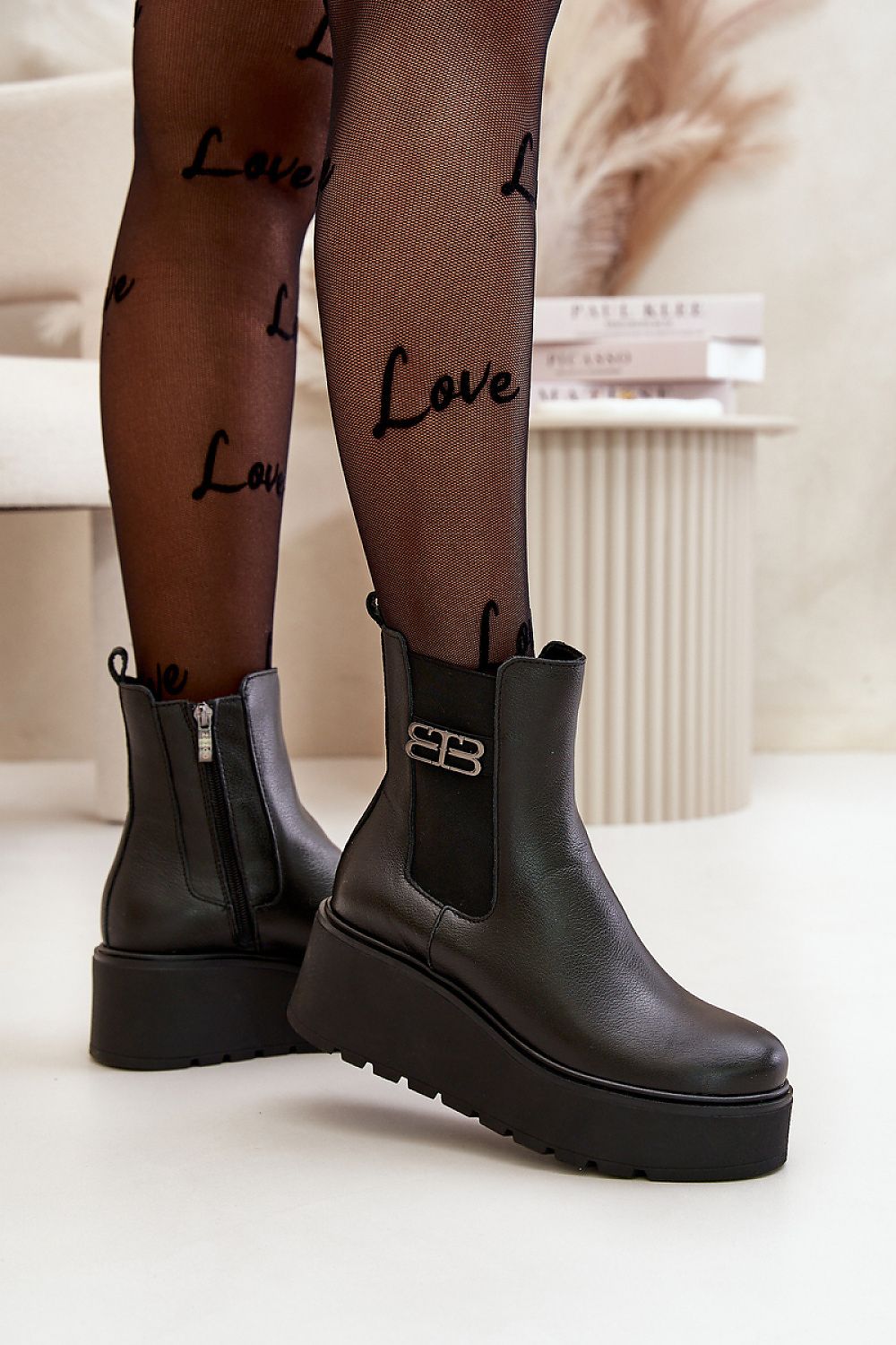 Scarpe con zeppa model 199274 Step in style