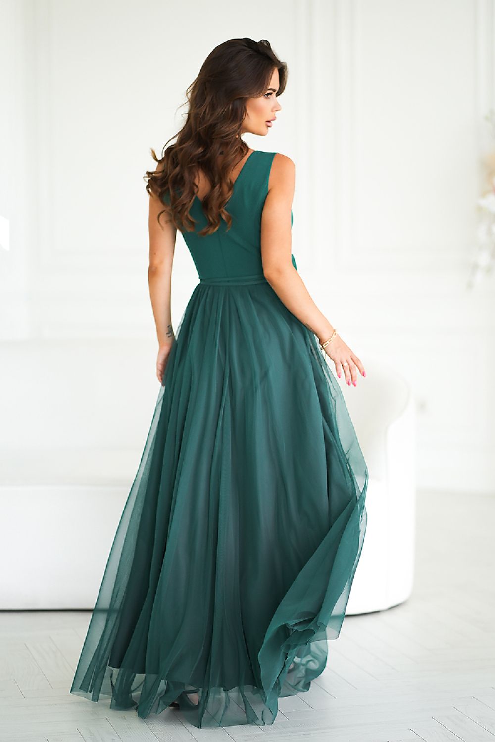 Vestito lungo model 199326 Bicotone