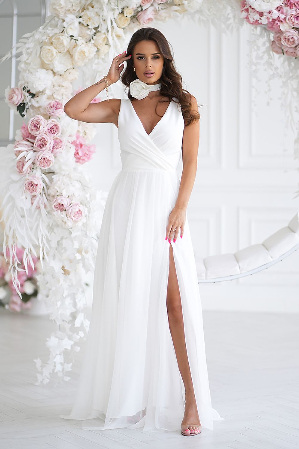 Vestito lungo model 199331 Bicotone