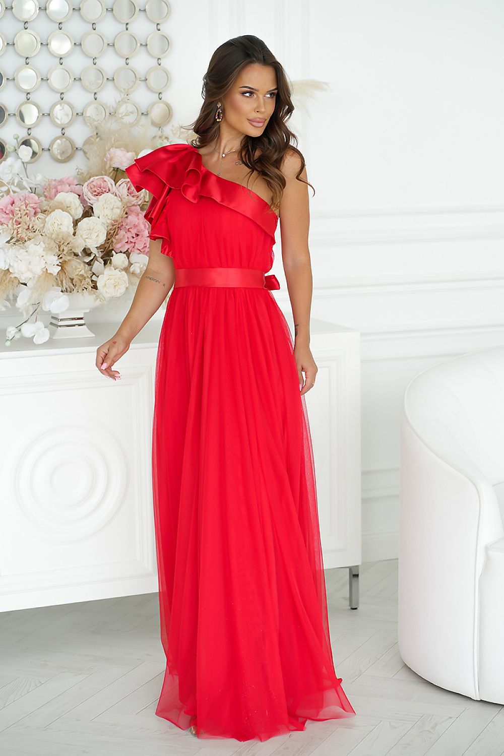 Vestito lungo model 200246 Bicotone