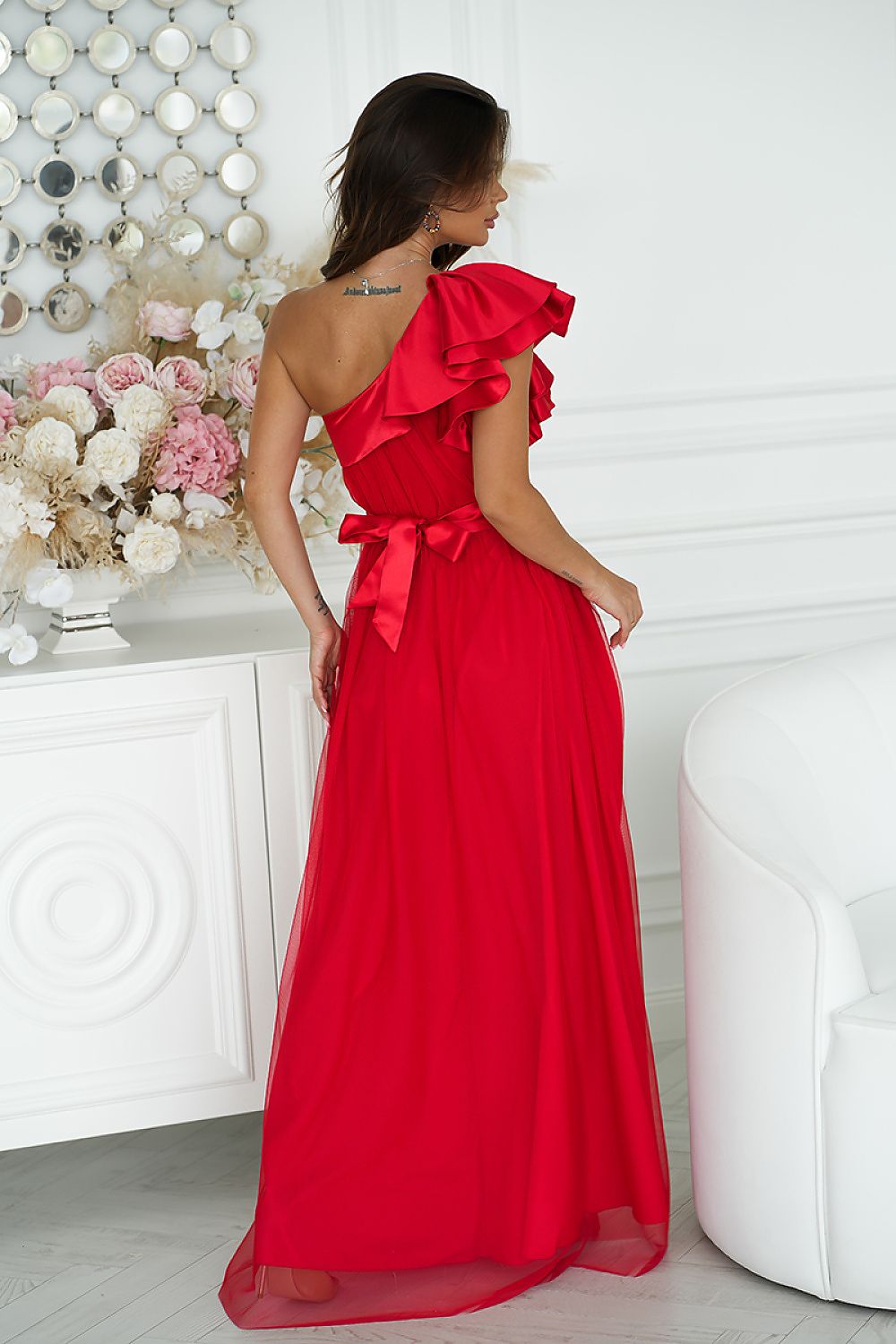 Vestito lungo model 200246 Bicotone