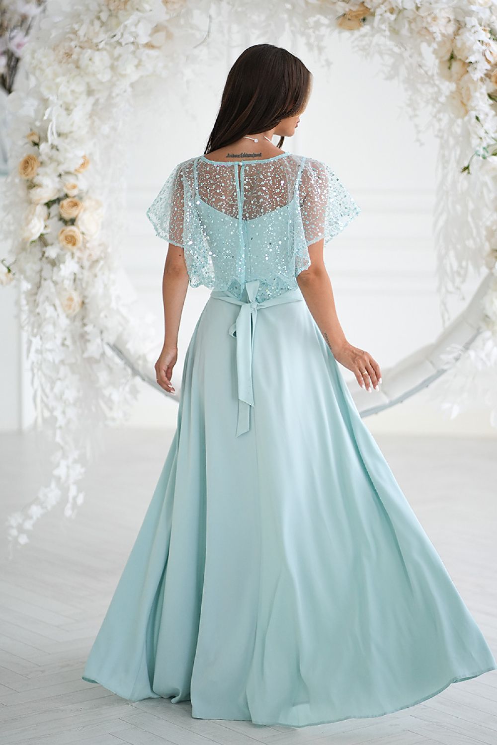 Vestito lungo model 219695 Bicotone