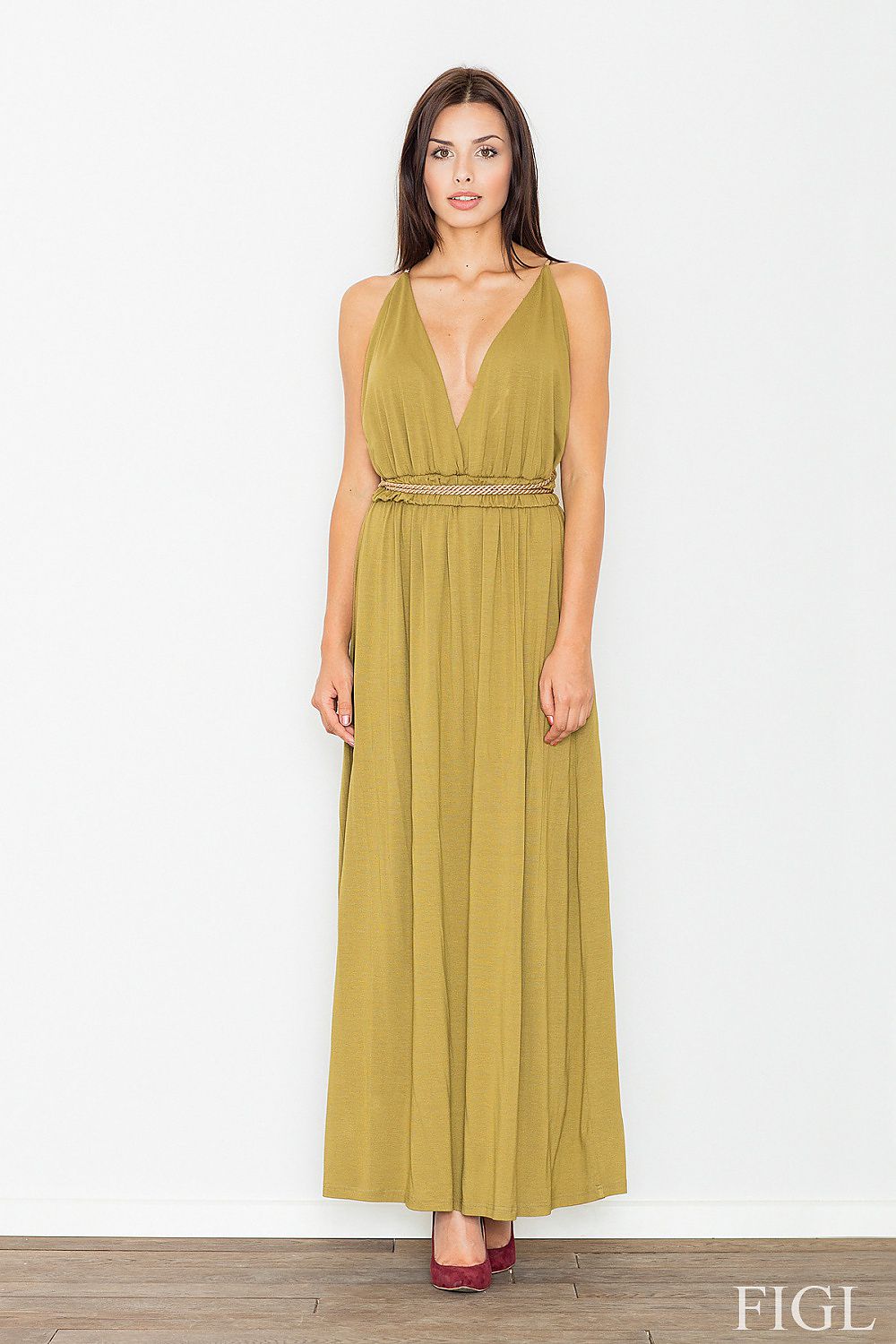 Vestito lungo model 60700 Figl