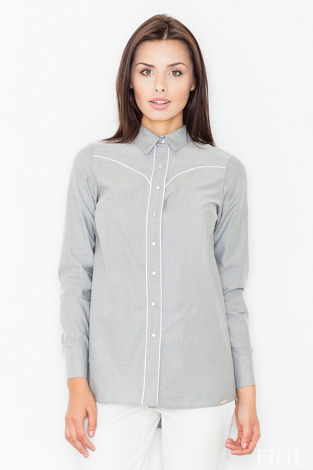 Camicia a manica lunga model 61516 Figl