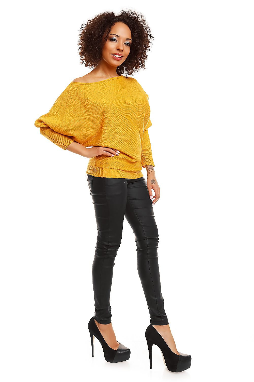 Maglione maniche pipistrello model 84280 PeeKaBoo