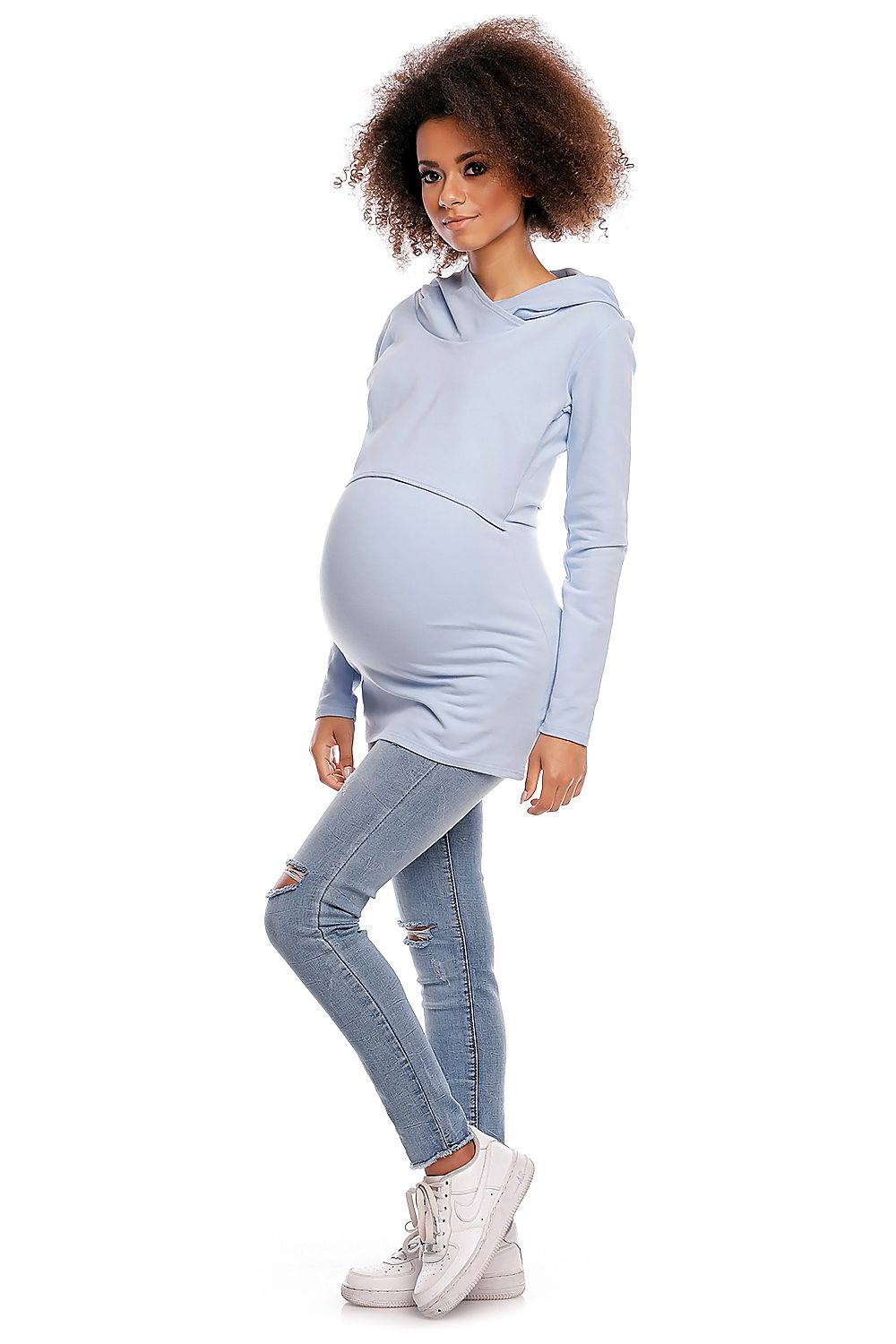 Felpa premaman model 84457 PeeKaBoo
