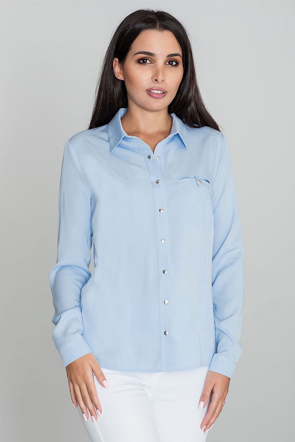Camicia a manica lunga model 111030 Figl