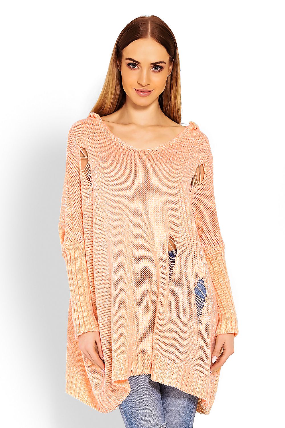Maglione lungo model 114559 PeeKaBoo