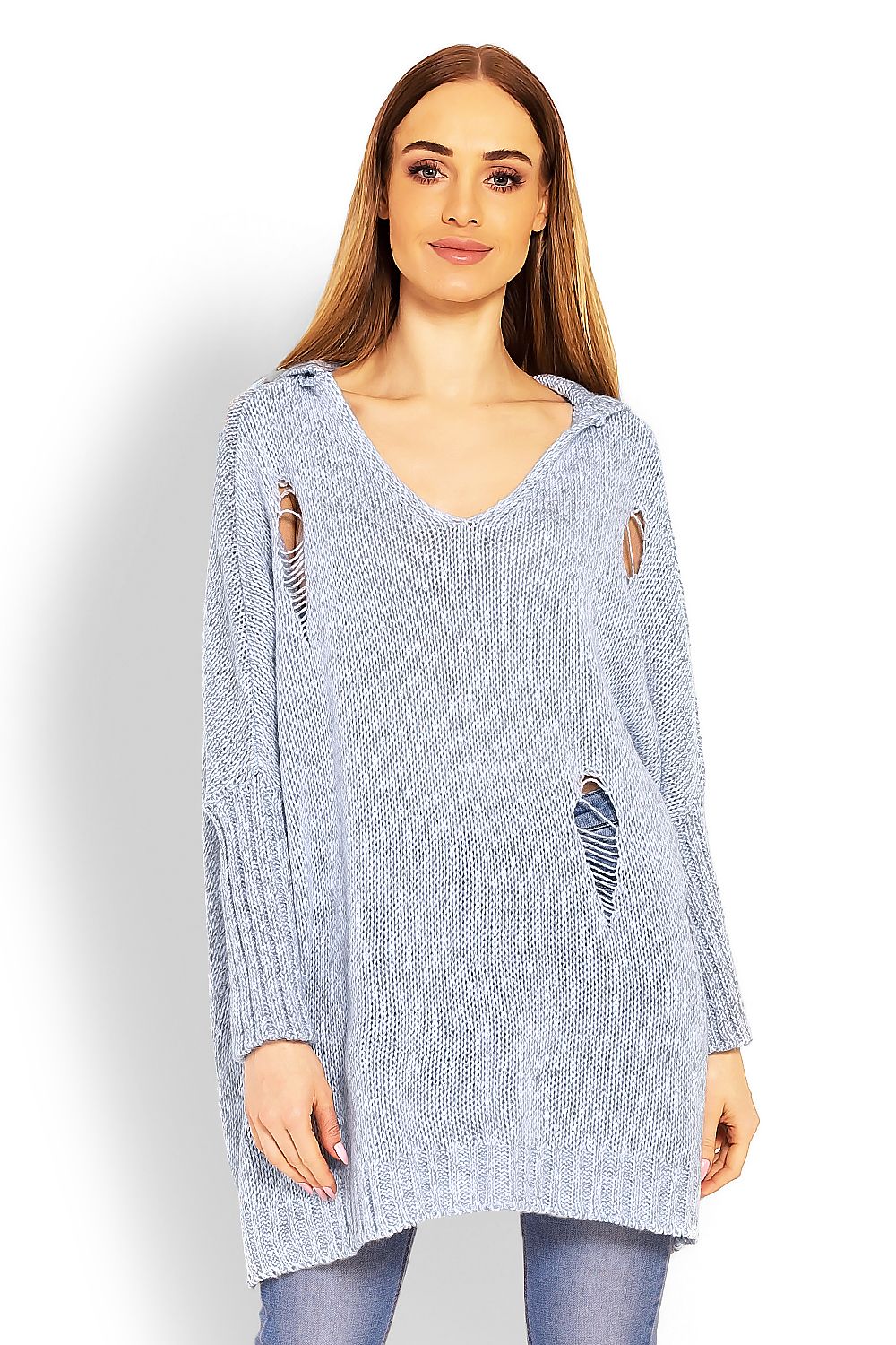 Maglione lungo model 114562 PeeKaBoo