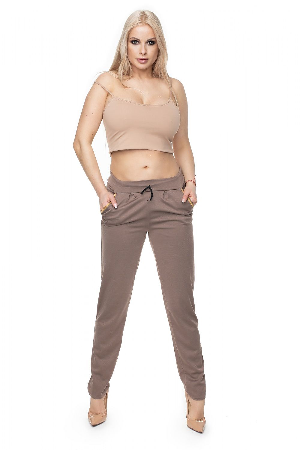 Pantaloni lunghi model 131928 PeeKaBoo