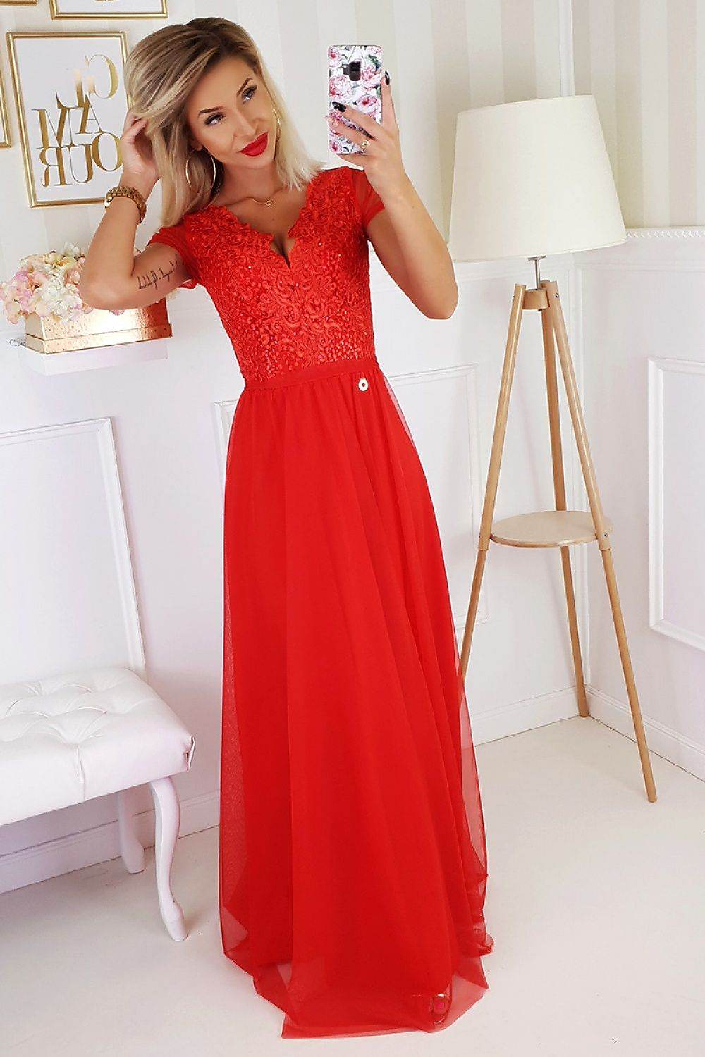 Vestito lungo model 151595 Bicotone - Modern Vogue