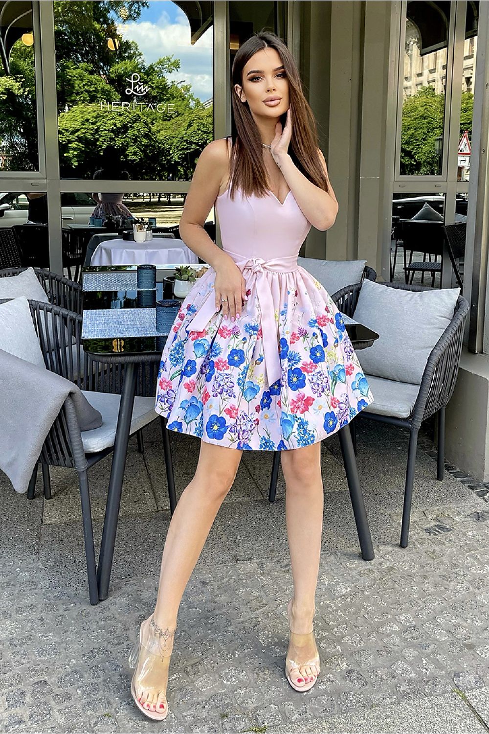 Vestito da cocktail model 167550 Bicotone