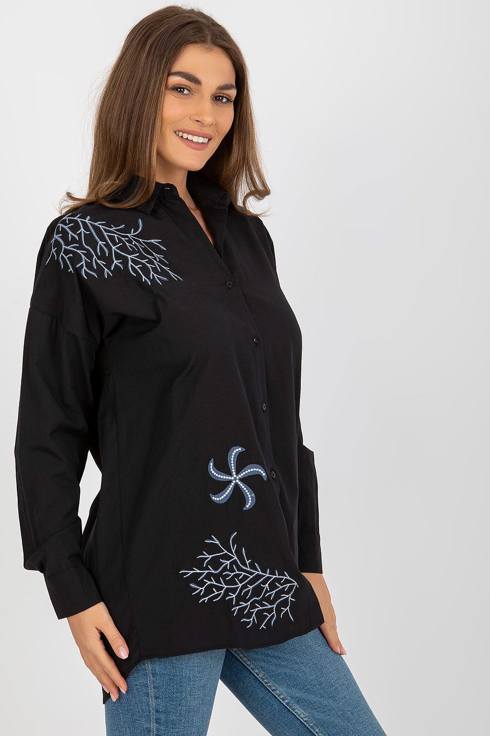 Camicia a manica lunga model 181626 Factory Price