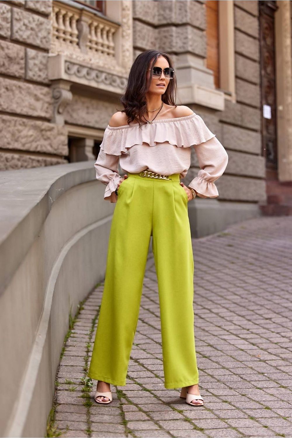 Pantaloni lunghi model 182637 Roco Fashion