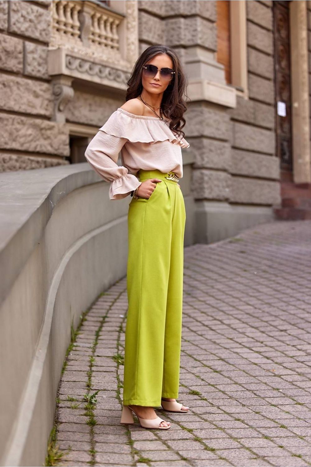 Pantaloni lunghi model 182637 Roco Fashion