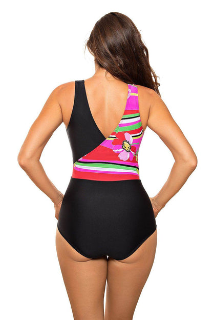 Marko – Costume intero modellante con spalline larghe e scollo a V - Modern Vogue