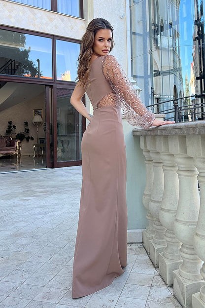  Vestito lungo model 187650 Bicotone 