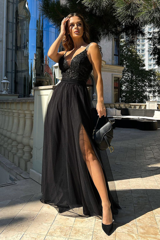  Vestito lungo model 188220 Bicotone 