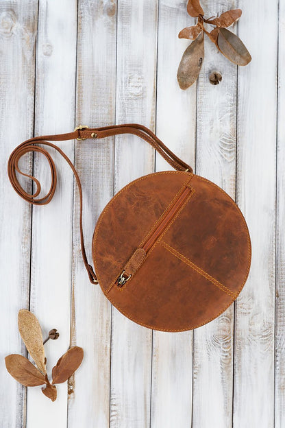  Borsa di pelle naturale model 191522 Galanter 