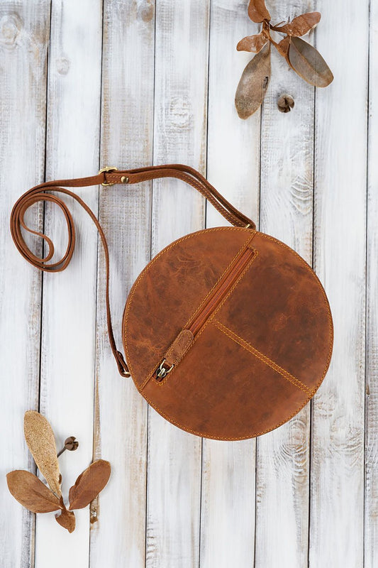  Borsa di pelle naturale model 191522 Galanter 