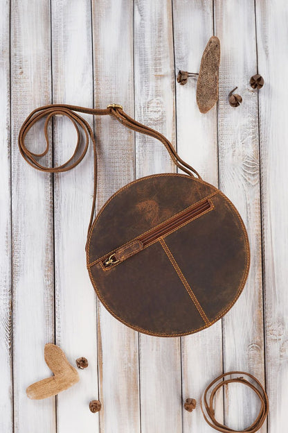 Borsa di pelle naturale model 191525 Galanter 