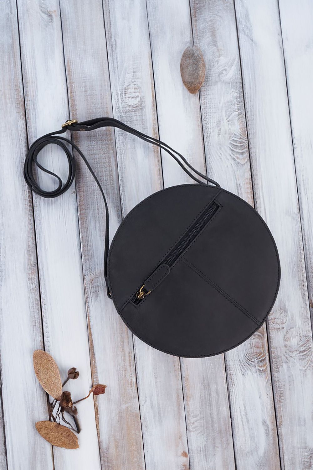  Borsa di pelle naturale model 191526 Galanter 