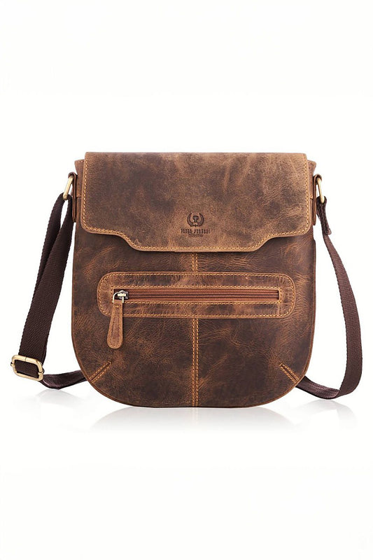  Borsa di pelle naturale model 191537 Galanter 