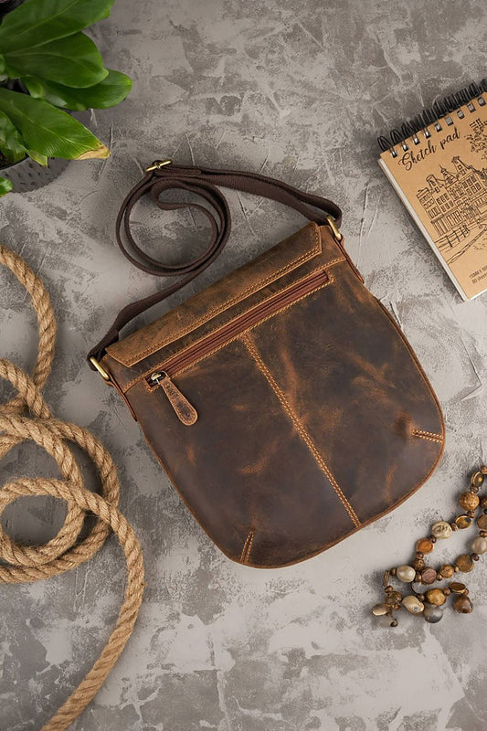  Borsa di pelle naturale model 191537 Galanter 
