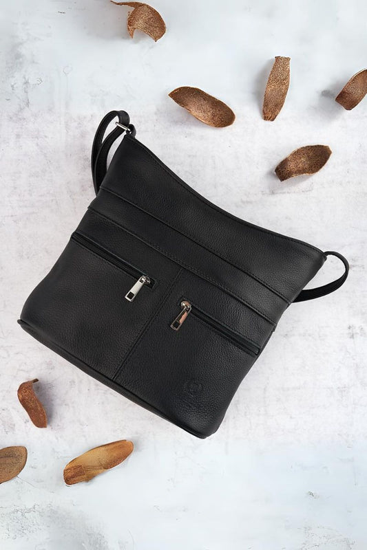  Borsa di pelle naturale model 193248 Galanter 