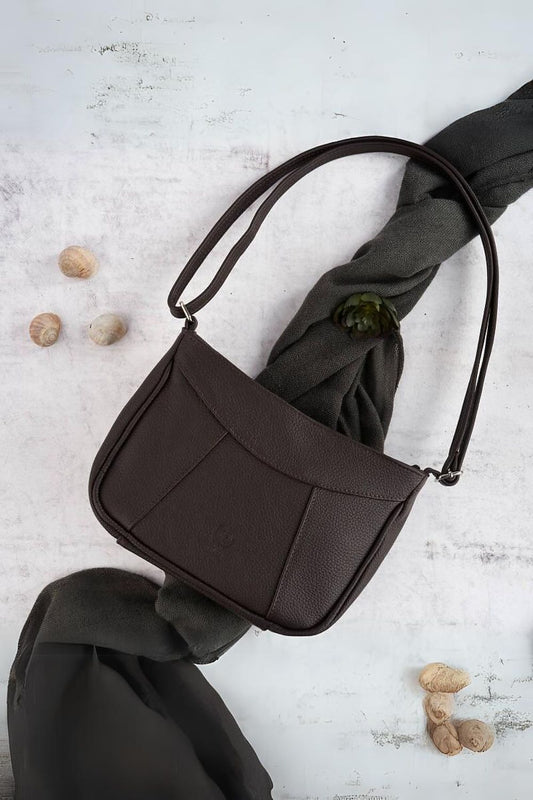  Borsa di pelle naturale model 193249 Galanter 