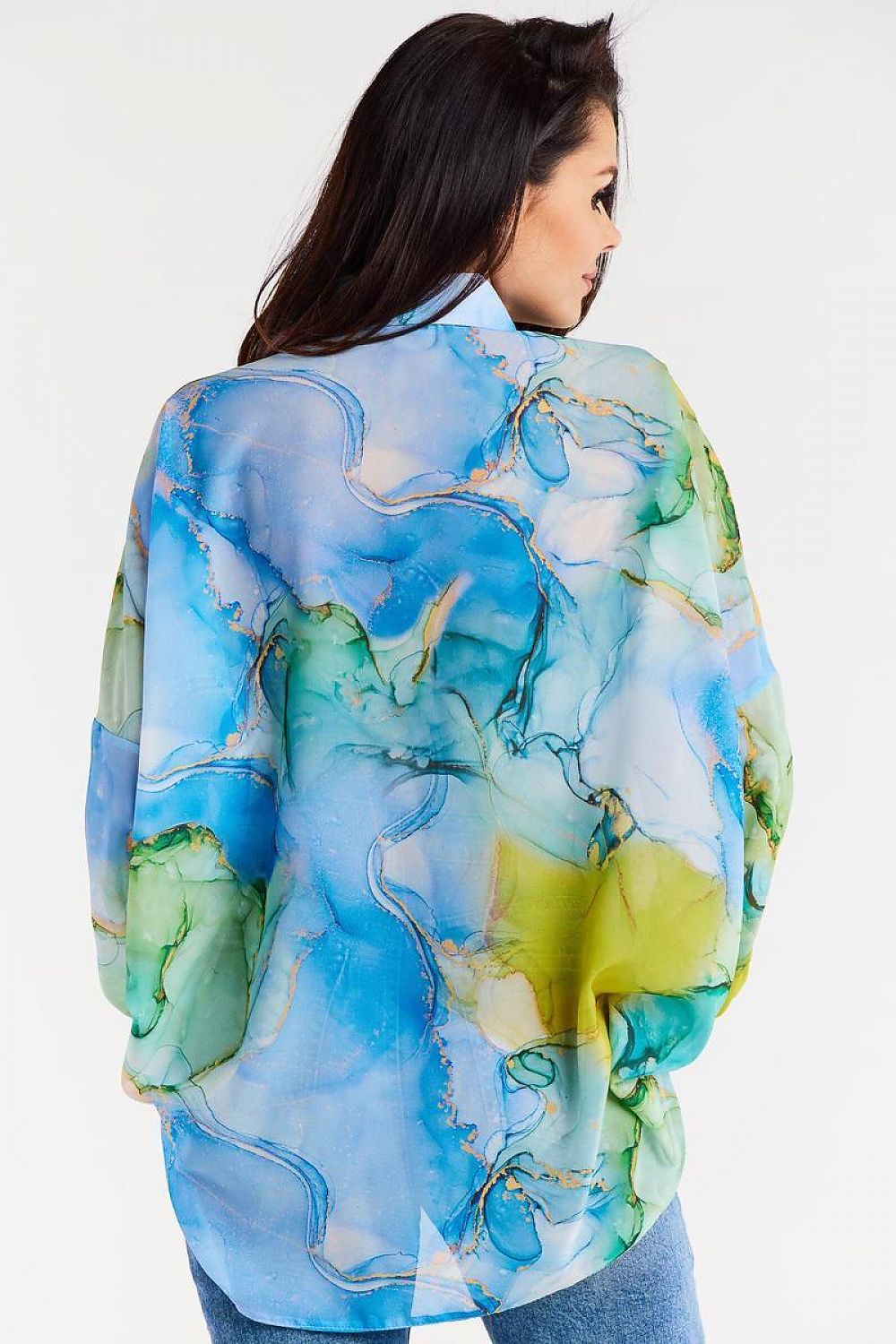  Camicia a manica lunga  model 196618 awama 