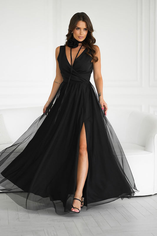  Vestito lungo model 199332 Bicotone 