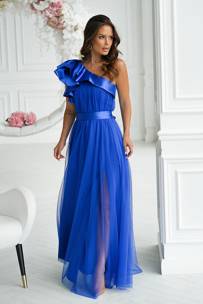  Vestito lungo model 200243 Bicotone 