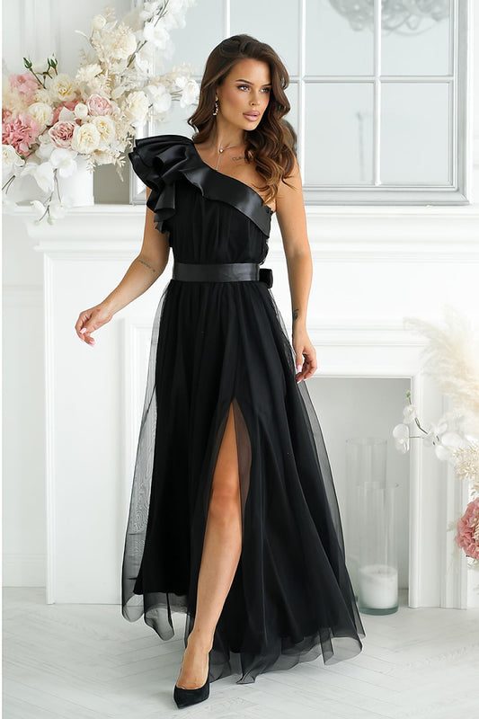  Vestito lungo model 200244 Bicotone 