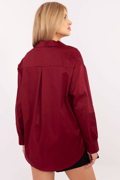  Camicia a manica lunga  model 204357 Italy Moda 