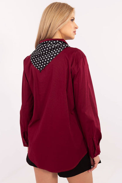  Camicia a manica lunga  model 204365 Italy Moda 