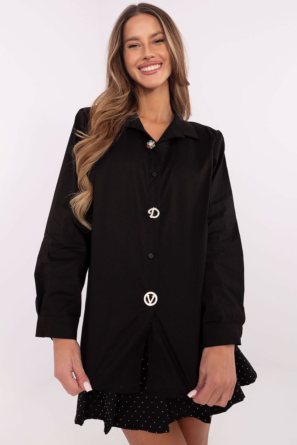  Camicia a manica lunga  model 204396 Italy Moda 