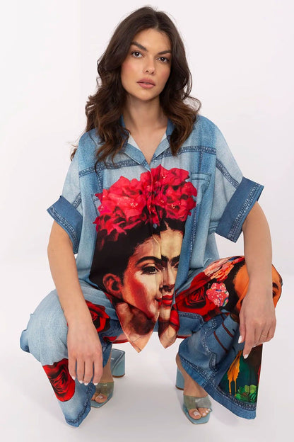  Camicia a manica corta model 210032 Italy Moda 