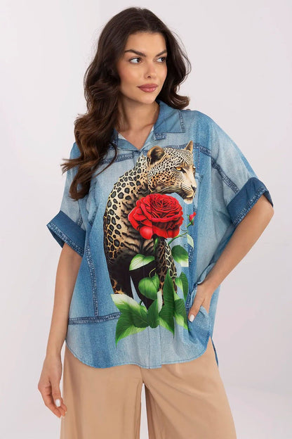  Camicia a manica lunga  model 210971 Italy Moda 