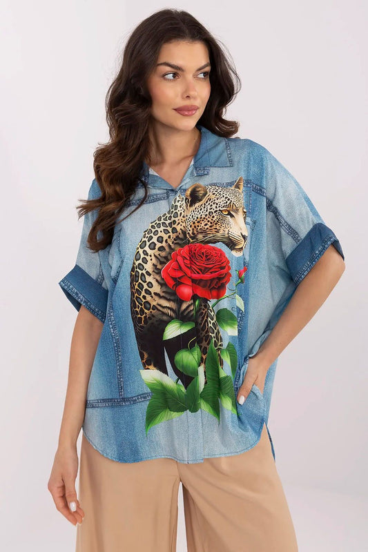  Camicia a manica lunga  model 210971 Italy Moda 