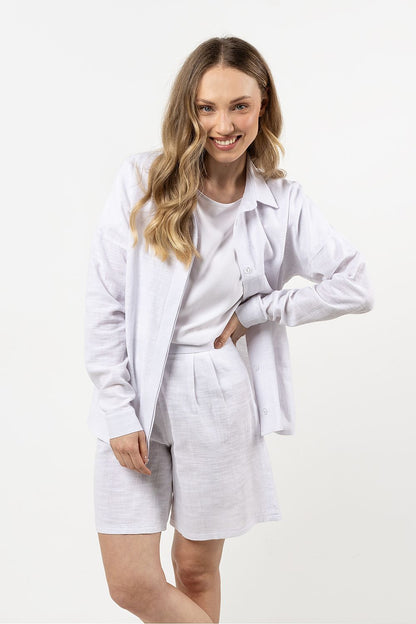  Camicia a manica lunga  model 212189 awama 