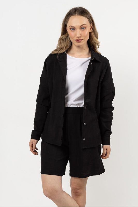  Camicia a manica lunga  model 212190 awama 