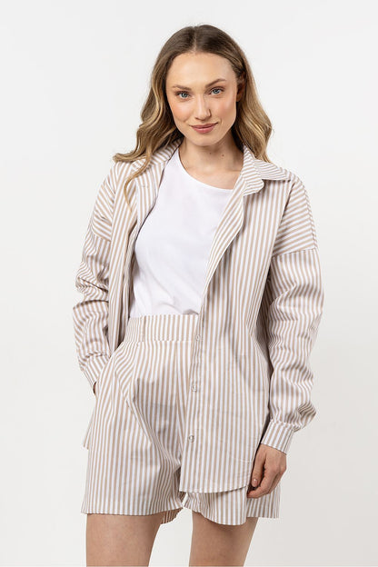  Camicia a manica lunga  model 212201 awama 