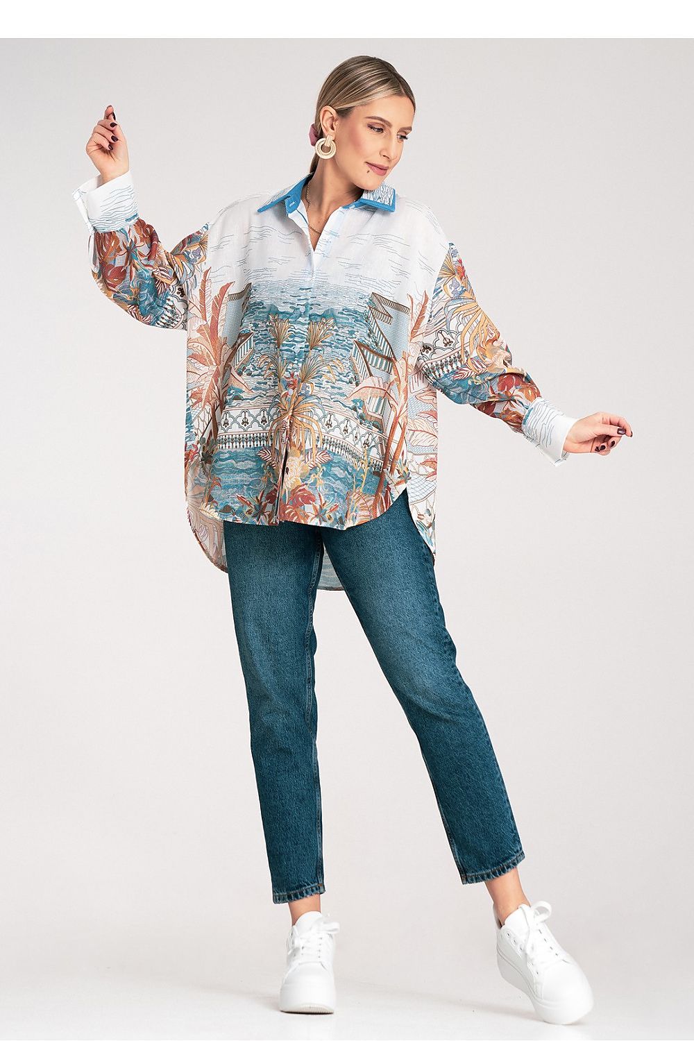  Camicia a manica lunga  model 214920 Figl 