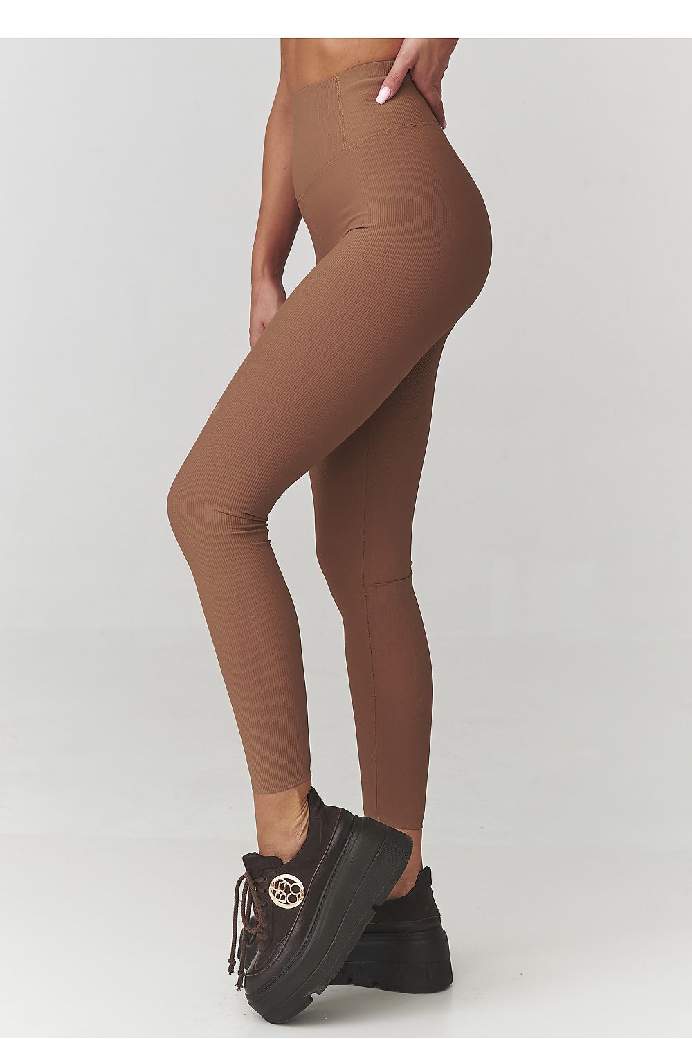  Leggins lughi model 220768 Makadamia 