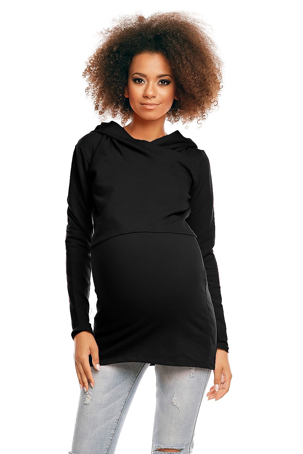  Felpa premaman model 84463 PeeKaBoo 